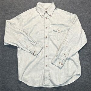 Brooks Brothers 346 Mens Original Polo Shirt Medium Regular Fit Gray Flannel